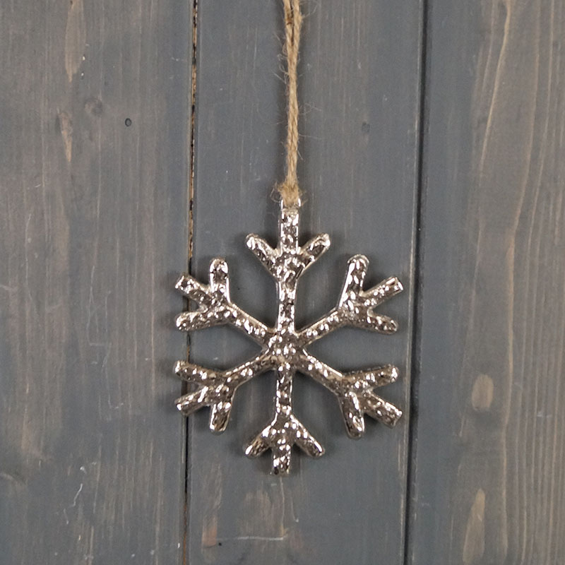 Metal Hanging Snowflake (10cm) detail page